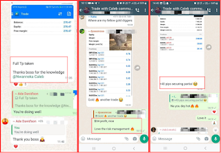 Social media comments requesting the forex system